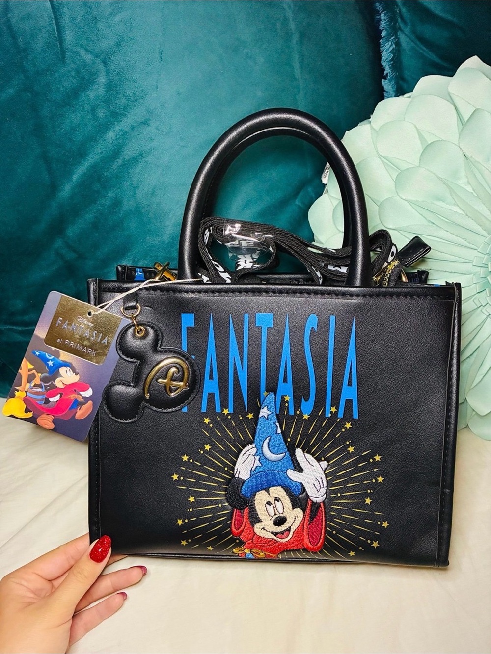 NWT Disney x Primark Fantasia Sorcerer Mickey Handbag.